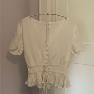 H&M White Blouse